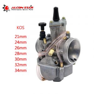 21 24 26 28 30 32 34mm KOSO Moto Carburatore con power jet Carb Racing Dirt Bike Scooter JOG DIO CR125 NSR50 - - Racext 7