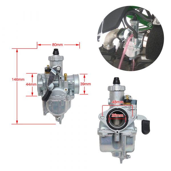 26mm Motorcycle Mikuni Carburetor VM22 Carburetor Carb for Honda CB125 CRF50 XR50 SDG SSR 110 125CC Pit Dirt Bike - - Racext 2