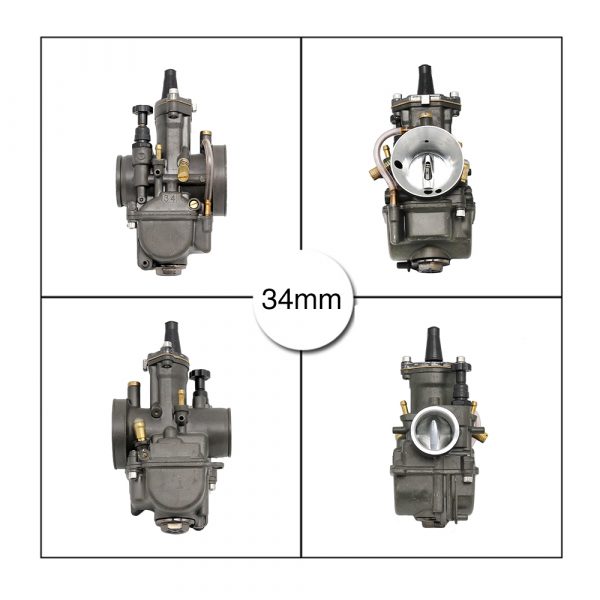28 30 32 34mm OKO Motorcycle Carburetor with Power Jet Carb Racing Dirt Bike Scooter Off-Road Go Kart GY6 DIO CBR - - Racext 5