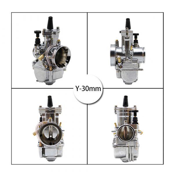 28 30 32 34mm Silver Motorcycle Carburetor Racing with power jet Carb Dirt Bike Scooter ATV JOG DIO CR125 NSR50 NSR80 - - Racext 3