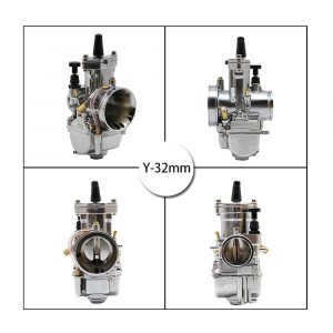 28 30 32 34mm Silver Motorcycle Carburetor Racing with power jet Carb Dirt Bike Scooter ATV JOG DIO CR125 NSR50 NSR80 - - Racext 11