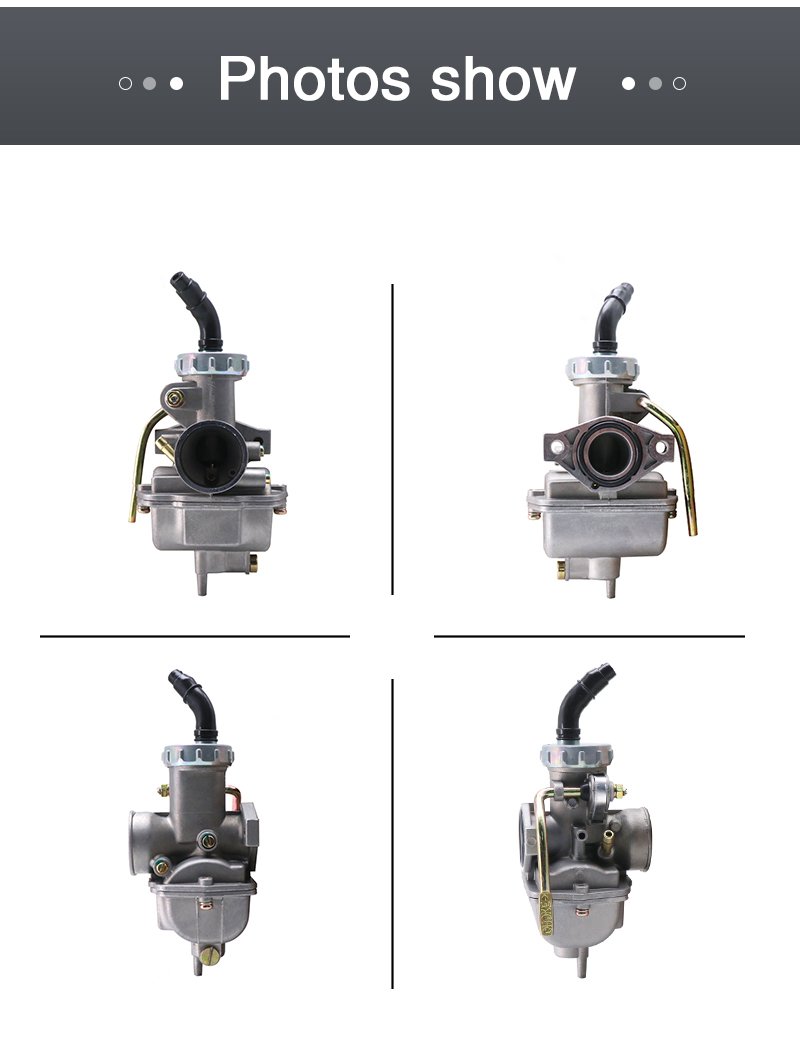 Motorcycle Carburetor PZ20 PZ22 Hand Cable Manuel Choke Carb for 50cc