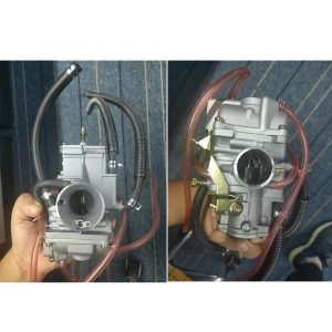 TM 30mm Flat Slide Performance Carburetor Carb Round Slide or Honda Kawasaki 125cc-200cc Motorcycle Motocross Scooter - - Racext 12