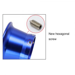 Universal 50/55mm Motorcycle Air Filter Wind Horn Cup Alloy Trumpet with Guaze High Flow Intake Pipe Modified Scooter - - Racext 18