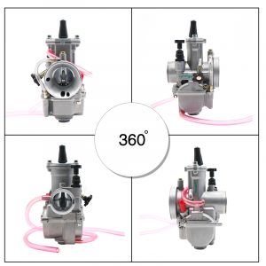 Universal Motorcycle Carburetor Carb With Power Jet PWK 24-34 mm For 2T 4T Gasoline Motorcycle 125cc to 250cc Scooters - - Racext 13