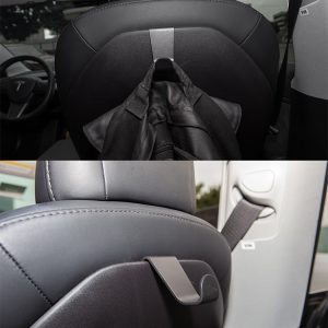 Accessories for Tesla Model 3/S/X/Y car Seat Headrest Hook Black Hanger Holder auto accessories 2017-2020 For tesla - - Racext 4