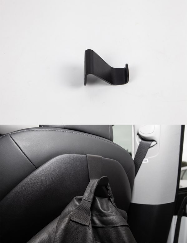 Accessories for Tesla Model 3/S/X/Y car Seat Headrest Hook Black Hanger Holder auto accessories 2017-2020 For tesla - - Racext 1