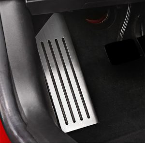 Accessories for Tesla Model 3 Model Y Aluminum Rest Pedal Pad Cover for Model 3 Y 2022 Accessories Brake Rest Accelerator Pedal Protect Pads - - Racext 12