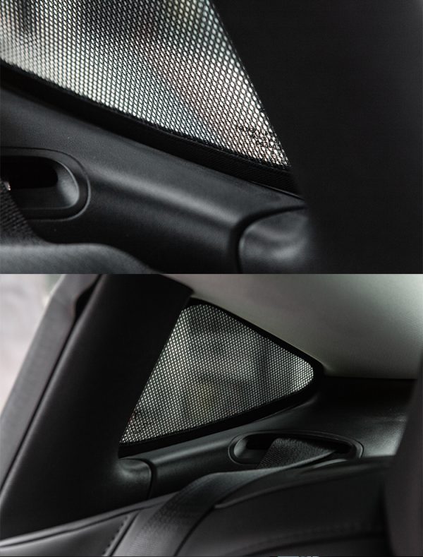 Accessories for Tesla Model 3 2022 Sunshade Net Decoration Side Car Sun Shades Rear Window Sunshades Cover Mesh For Tesla Three - - Racext 2