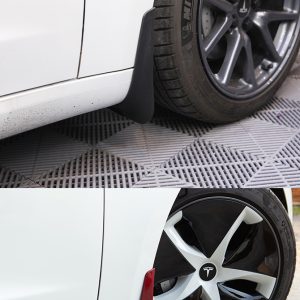 Accessories for Tesla Model 3 Mudguard Flaps Splash Guards Fender Set of Four Model3 Car ABS Car Mud Flaps Protector Accessories - - Racext 6