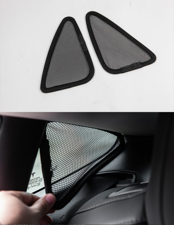 Accessories for Tesla Model 3 2022 Sunshade Net Decoration Side Car Sun Shades Rear Window Sunshades Cover Mesh For Tesla Three - - Racext 1