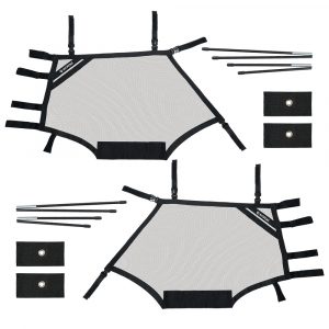 RZR Front Rear Window Shield Net Cage Mesh Net Guard Cover for Polaris RZR XP 1000 2014-2021 2020 RZR XP TURBO 2016-2020 - - Racext 10