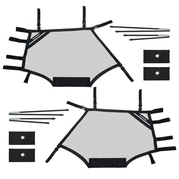 RZR Front Rear Window Shield Net Cage Mesh Net Guard Cover for Polaris RZR XP 1000 2014-2021 2020 RZR XP TURBO 2016-2020 - - Racext 4
