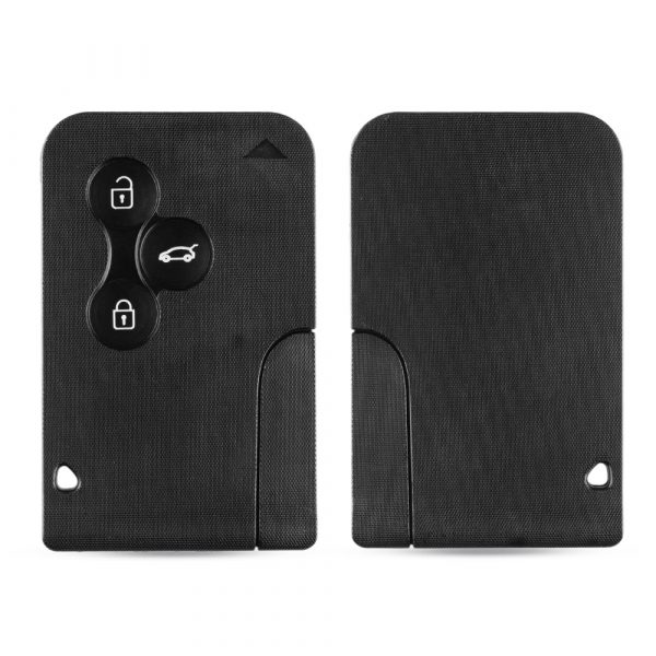 Remote Control/ Key For Renault Clio Logan Megane 2 3 Koleos Scenic Card Case Black - - Racext™️ - - Racext 3