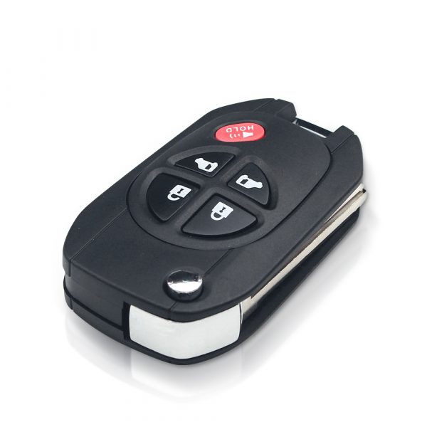 Remote Control/ Key Case For Toyota Sienna Tundra 2004 2005 2006 2007 2008 2009 2010-2015 4 1 5 Buttons - - Racext™️ - - Racext 2