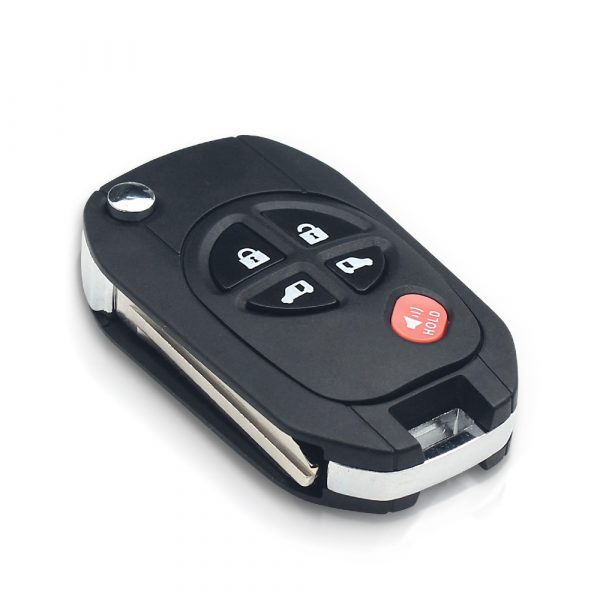 Remote Control/ Key Case For Toyota Sienna Tundra 2004 2005 2006 2007 2008 2009 2010-2015 4 1 5 Buttons - - Racext™️ - - Racext 1