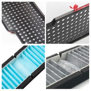 Accessories for Tesla Model 3 2020 Melt-Blown Air Filter For Car Air Flow Vent Cover Trim Auto Accessories Anti-Blocking Intake Protection - - Racext 6