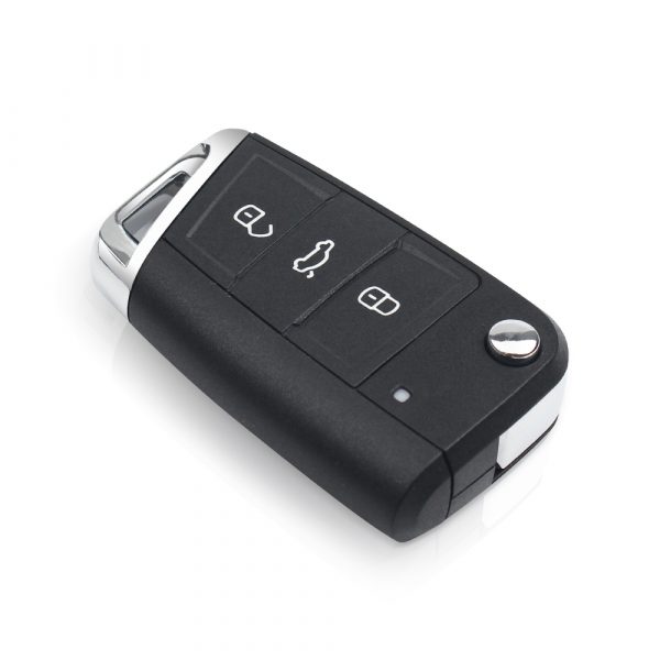 Remote Control/ Key Case For Volkswagen Golf 7 G7 Mk7 Skoda Seat Leon - For Vw Skoda Octavia Passat 3 Buttons - Racext™️ - - Racext 5