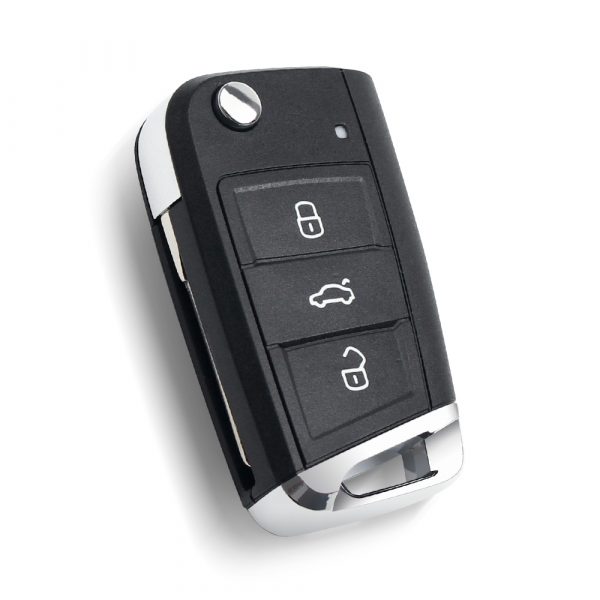 Remote Control/ Key Case For Volkswagen Golf 7 G7 Mk7 Skoda Seat Leon - For Vw Skoda Octavia Passat 3 Buttons - Racext™️ - - Racext 1