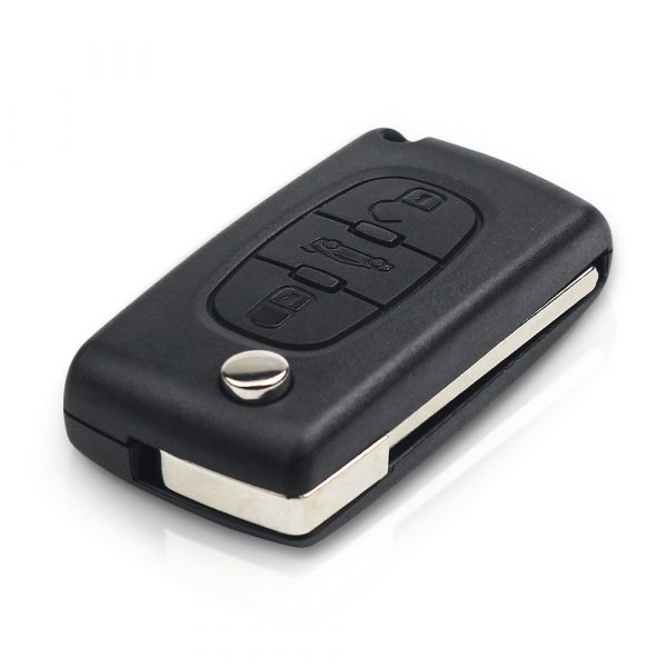 Remote Control/ Key Case For Citroen C5 C4 Flip Fob Remote Car Key 433mhz Id46 Pcf7941 Chip With Uncut Va2 Blade Auto Key 3 Button - - Racext™️ - - Racext 1