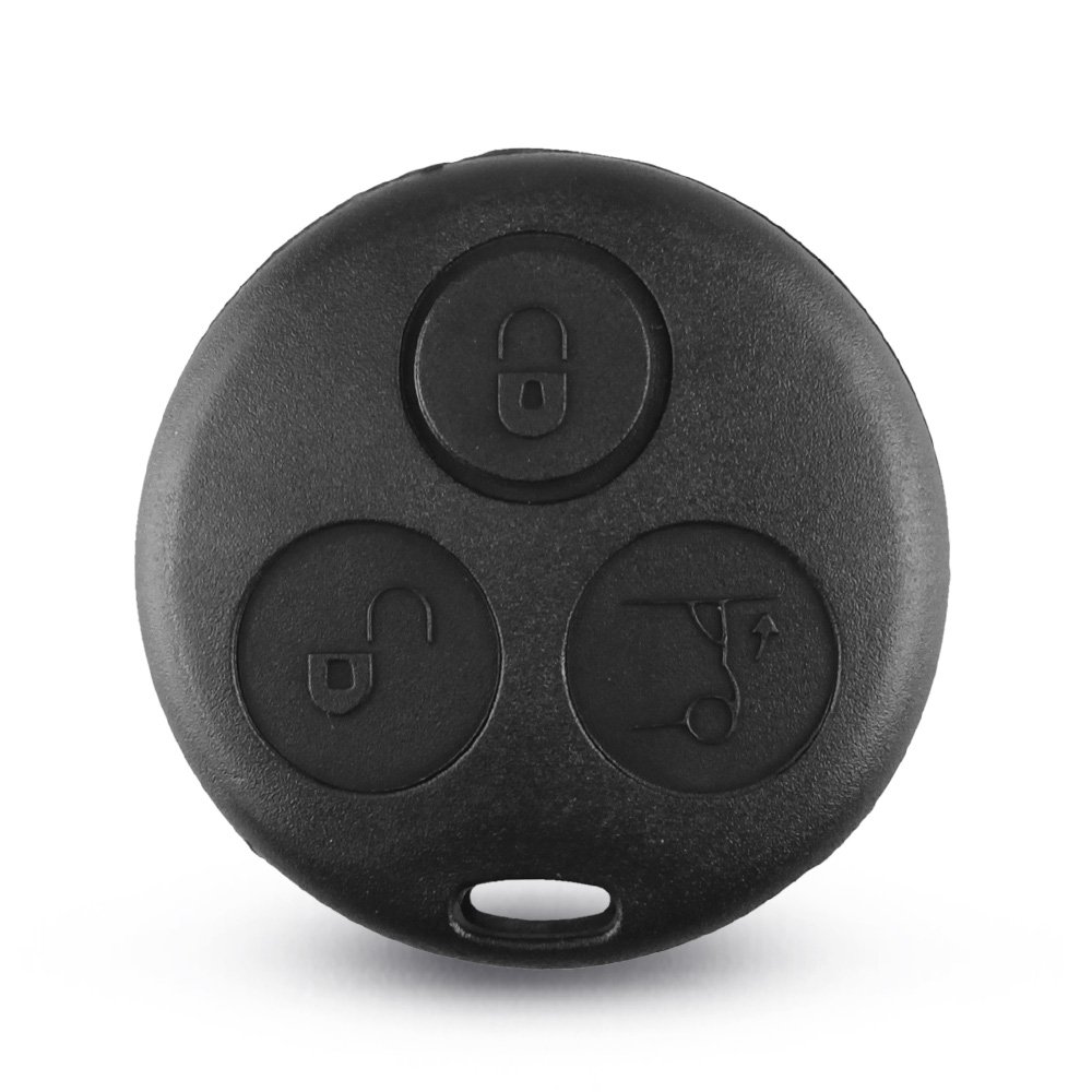 KEYYOU-For-Mercedes-Benz-SMART-Fortwo-450-Forfour-Roadster-3-Buttons-Umcut-Blank-Blade-Remote-Key-1 Remote Control/ Key Case For Mercedes Benz Smart Fortwo 450 Forfour Roadster 3 Buttons Uncut Blank Blade - - Racext™️ - - Racext 2