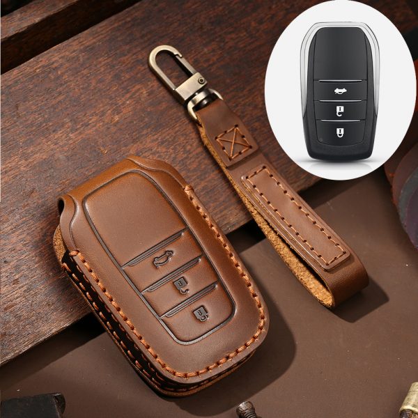 Cover Remote Control/ Key Case For Toyota Altis Corolla Rav4 Ch-r Camry Hilux Fortuner Crown 3 Buttons - - Racext™️ - - Racext 1