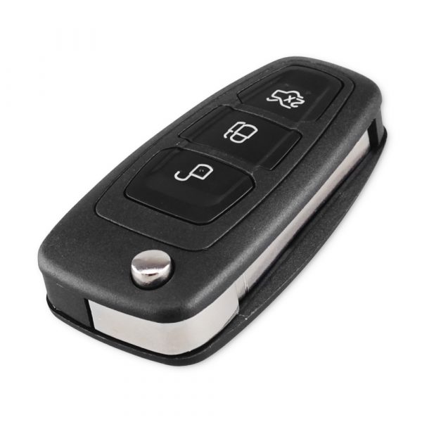 Remote Control/ Key Case For Ford Focus Mondeo C-max S-max Fiesta 2013 Hu101 434mhz 4d63 Chip Ask/fsk 3 Buttons - - Racext™️ - - Racext 3