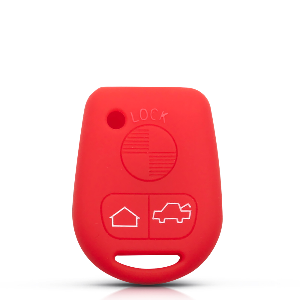 KEYYOU-Silicone-Rubber-Key-Fob-Cover-Shell-For-BMW-X3-X5-M3-530i-330i-330xi-E31-2 Cover Remote Control/ Key Case For Bmw X3 X5 M3 530i 330i 330xi E31 E32 E34 E36 E38 E39 E46 Z3 Z4 E90 E60 3 Buttons - - Racext™️ - - Racext 3