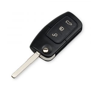 Remote Control/ Key Case For Ford Focus 3 2 Mondeo Fiesta Key Fob Case 3 Button 80/40 Bit 433mhz 4d63/4d60 Chip Flip -  - Racext™️