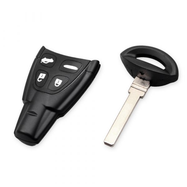 Remote Control/ Key Case For Saab 93 95 9-3 9-5 Wf 4 Button Entry 4 Buttons - - Racext™️ - - Racext 2
