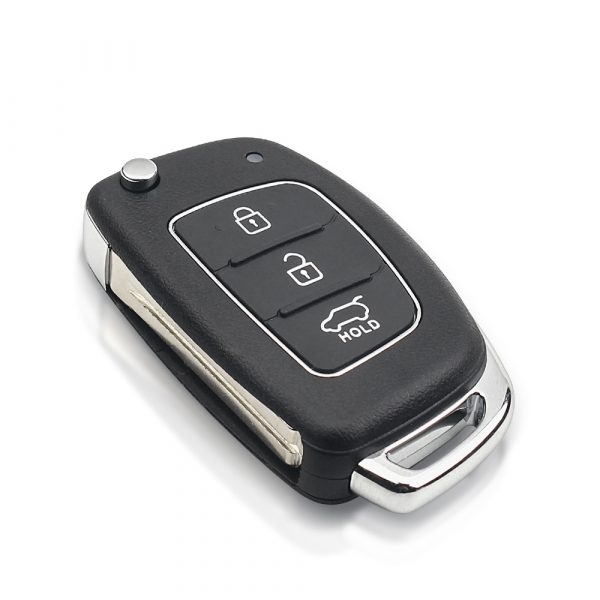 Remote Control/ Key Case For Hyundai New Ix35 Ix25 Ix45 Elantra Santa  3 Button 433mhz Transponder Chip Id46 Toy40 Blade - - Racext™️ - - Racext 1