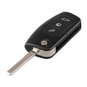 Remote Control/ Key Case For Ford Fiesta Focus 2 Ecosport Kuga Escape C Max Ka 3 Buttons Flip Key Fob Hu101/fo21 -  - Racext™️