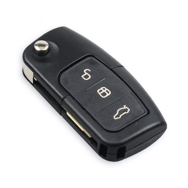 Remote Control/ Key Case For Ford Fiesta Focus 2 Ecosport Kuga Escape C Max Ka 3 Buttons Key Fob Hu101/fo21 - - Racext™️ - - Racext 2