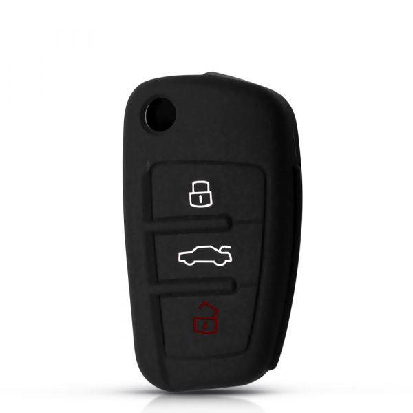 Cover Remote Control/ Key Case For Audi A2 A3 A4 A6 A6l A8 Q7 Tt 3 Buttons Silicone - - Racext™️ - - Racext 2