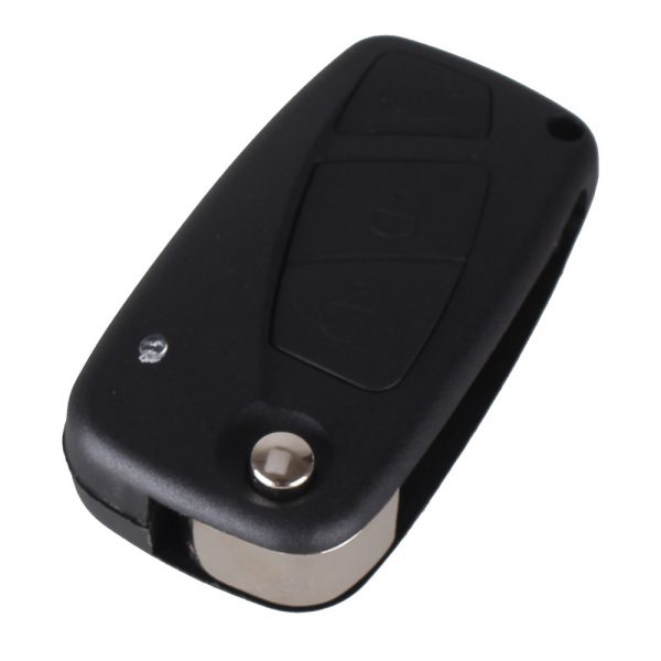 Remote Control/ Key Case For Fiat 3 Button Punto Ducato Stilo Panda Bravo Navy Flip Fob Black 3 Btn Sip22 Blade - - Racext™️ - - Racext 2