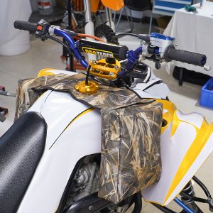 Universal Waterproof ATV Motorcycles Fuel Tank Bag Gas Tank SaddleBag Storage Bag For Yamaha Raptor 700 Banshee 350 For Polaris - - Racext 7