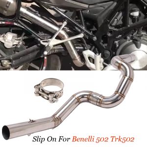 Slip On For Benelli 502x trk502 trk 502 2016 2017 2018 Motorcycle Exhaust System Pipe Modified Stainless Steel 51Mm - - Racext 3