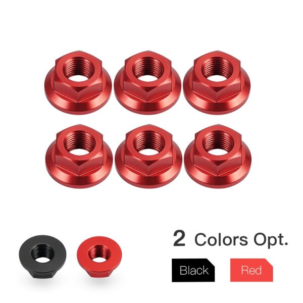 6PCS CNC Rear Sprocket Screw Nuts Set M10 X 1.25 For Ducati MONSTER 620 695 696 750 800 900 1000 S4 SUPERSPORT 750 800 900 - - Racext 2