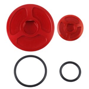 Billet Red Engine Timing Plugs Bolts For Honda CRF1000L CRF250L CRF250M CRF250RALLY CRF230F CRF150R 2017-2019 CRF250R 2010-2017 - - Racext 10