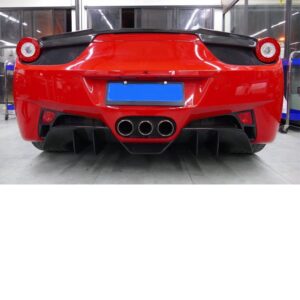 Tylny dyfuzor z włókna węglowego pasuje do Ferrari 458 Italia Spider 2010-2015--Racext 8