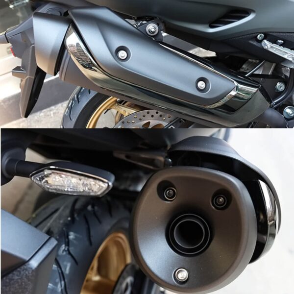 For YAMAHA T-MAX TMAX 560 Tech Max tmax560 2020 tmax530 17-19 Motorcycle Exhaust Muffler Pipe Heat Shield Cover Guard Protector - - Racext 3