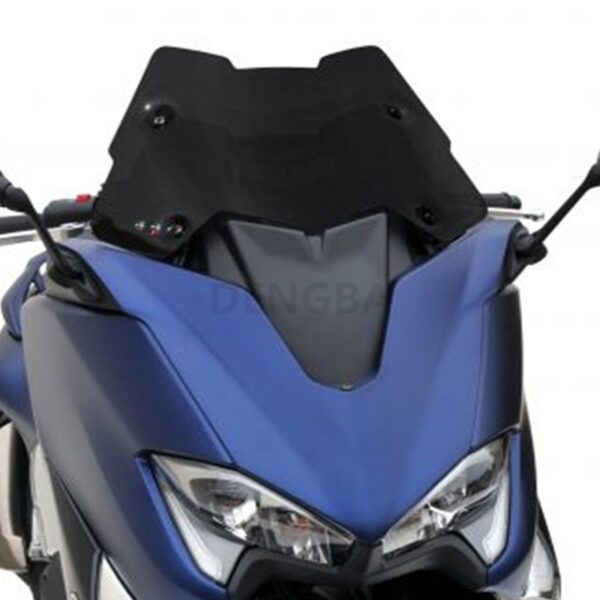 For Yamaha TMAX560 2020 Motorcycle Windshield Wind Deflector Windscreens Double Bubble Smoke Black - - Racext 3