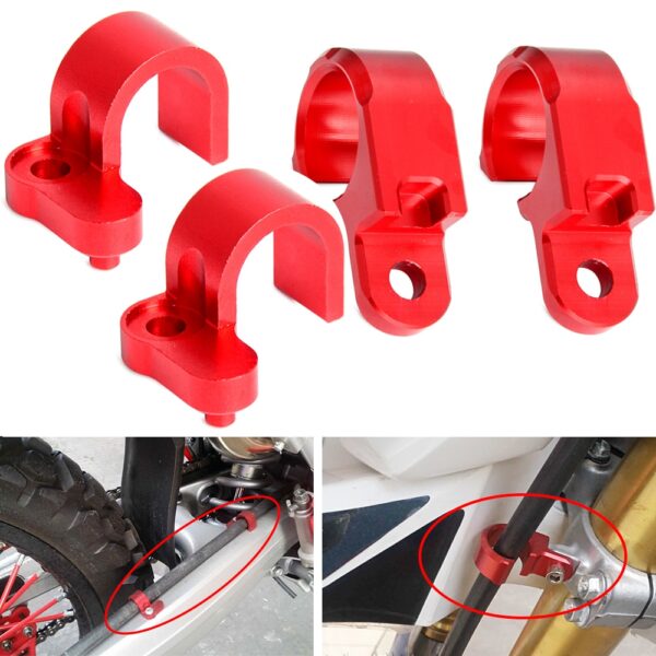 Motorcycle Front Rear Brake Line Hose Clamp Holder For Honda CRF250L/M CRF250L CRF250M CRF 250L 250M 2012 2013 2014 2015 - - Racext 2
