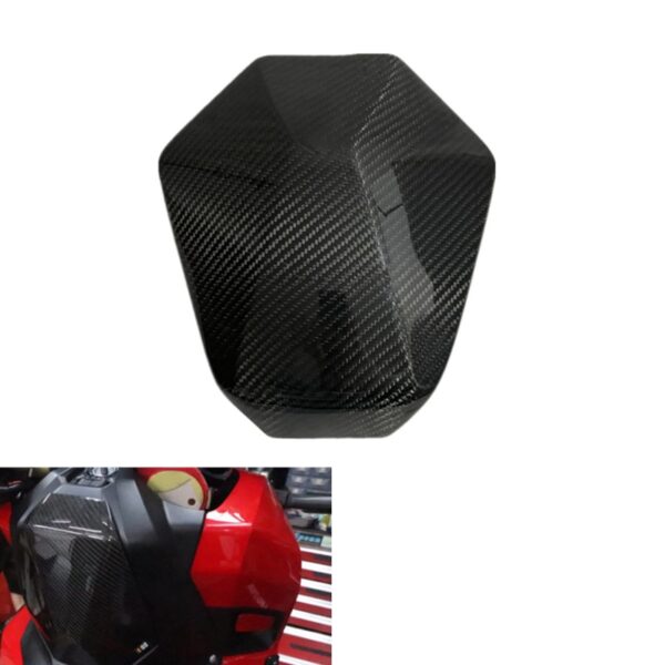 Real Carbon Fiber 2018 2019 X-ADV750 Motorcycle Air filter cover For Honda X-ADV 750 2017-2020 Fuel Gas Tank Cover - - Racext 1