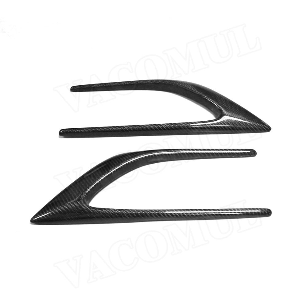 2PCS-Carbon-Fibre-FRP-Front-Bumper-Decoration-Splitter-Spoiler-Protector-Car-Styling-Auto-Accessories-for-Ferrari-1 2PCS Carbon Fibre / FRP Front Bumper Decoration Splitter Spoiler Protector Car Styling Auto Accessories for Ferrari California - - Racext 2