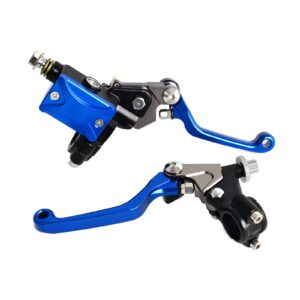 7/8" Universal Motorcycle Hydraulic Brake & Cable Clutch Lever Set Assembly For For Kawasaki KX 65 85 125 250 KLX125 250 450 - - Racext 8