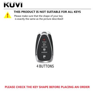 Alloy Leather Car Key Case Cover Fob Shell For Chevrolet Cruze Spark Sonic Camaro Volt Bolt Trax Malibu Cruze 2 3 4 5 Button - - Racext™️ - - Racext 15
