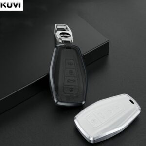Alloy Leather Car Remote Key Case Cover Holder Shell For Geely Emgrand X7 Ex7 Coolray 2019-2020 Auto Styling Fob - - Racext™️ - - Racext 9