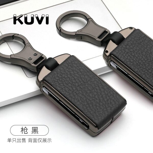 Alloy Leather Key Cover Shell Case Holder Key Case For Volvo Xc40 Xc60 S90 Xc90 V90 2017 2018 Car-styling - - Racext™️ - - Racext 3