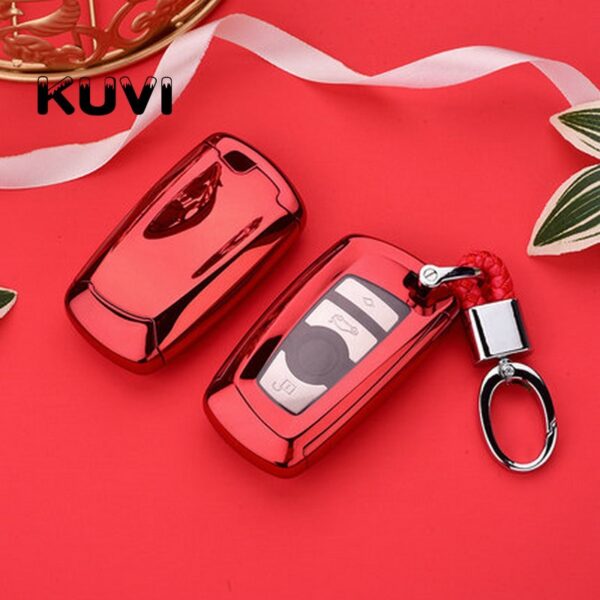 Car Key Case Cover For Bmw 520 525 F30 F10 F18 118i 320i 1 3 5 7 Series X3 X4 M3 M4 M5 Key Soft Tpu Pc Protection Key Shell - - Racext™️ - - Racext 2